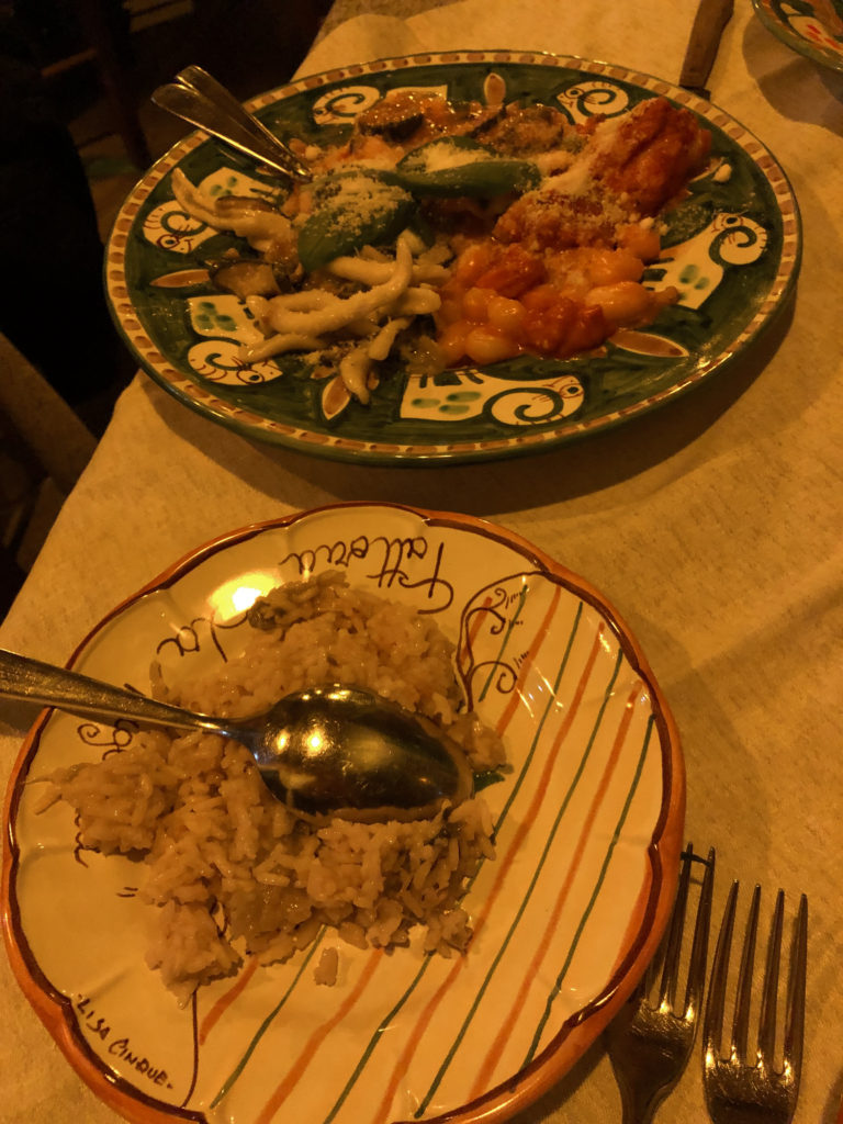Dinner at La Tagliata Positano